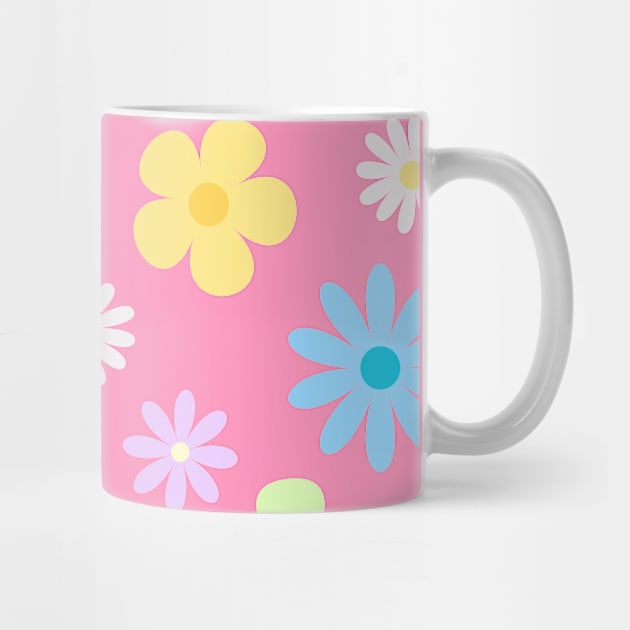 Retro Flowers Pattern by StuffWeMade